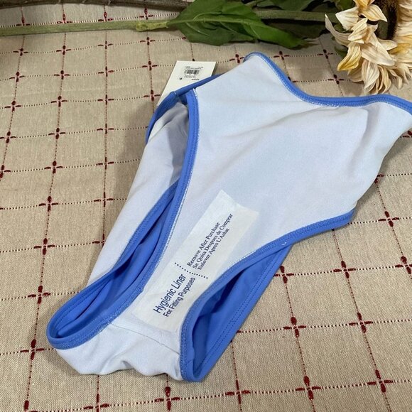 SO Size Large Juniors 2 Piece Swimsuit Halter Midkini High Waist Bottom New - Picture 7 of 8
